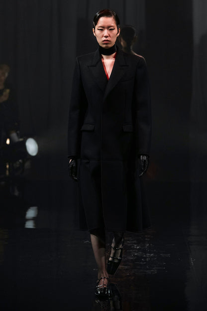 BONDED WOOL TAILORED COAT - FETICO