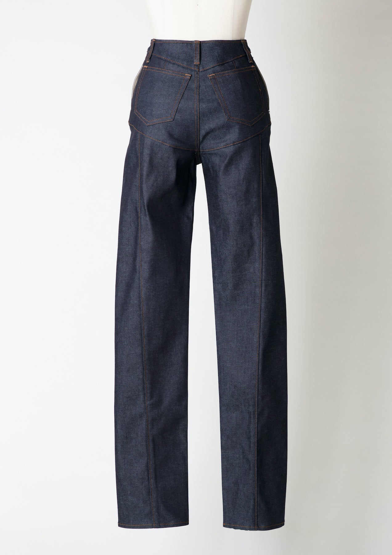 12oz HIGH-RISE COATED JEANS