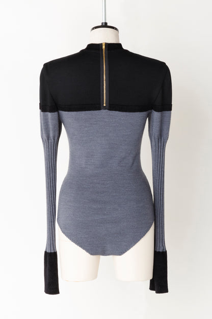 BI-COLOR KNIT BODYSUITS - FETICO