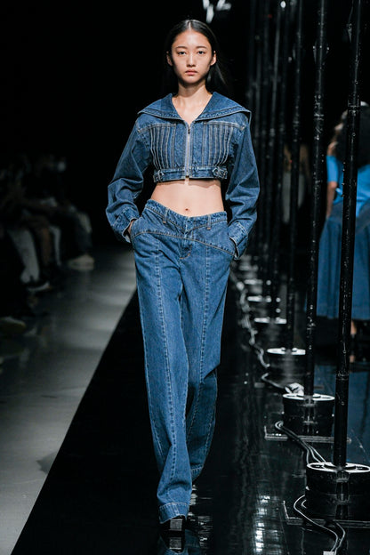BACK SLIT JEANS - FETICO