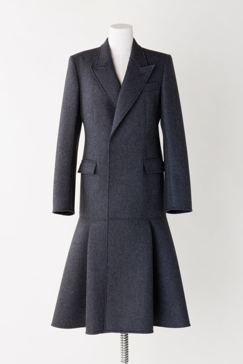 BONDED WOOL TAILORED COAT - FETICO