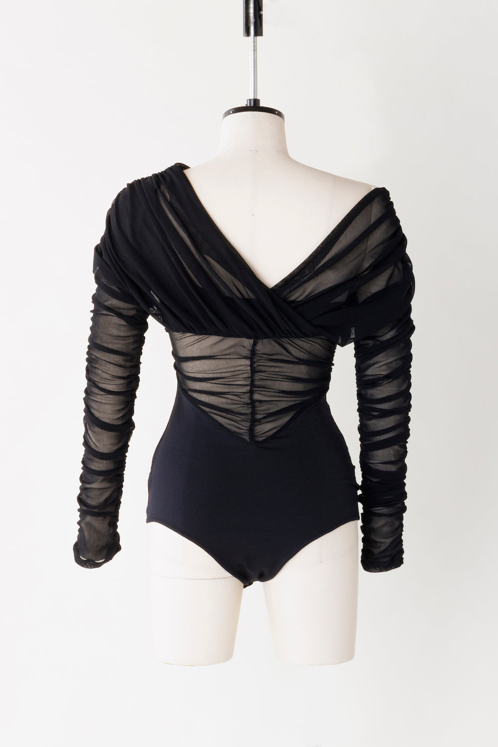 TULLE GATHERED BODYSUIT - FETICO