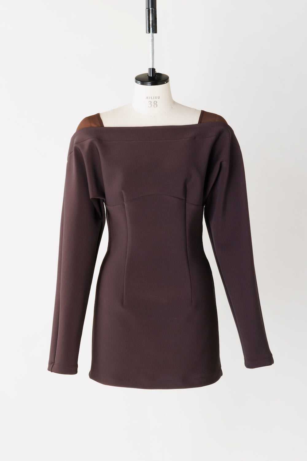 STRETCH JERSEY OFF-SHOULDER TOP - FETICO