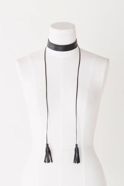 LEATHER CHOKER - FETICO
