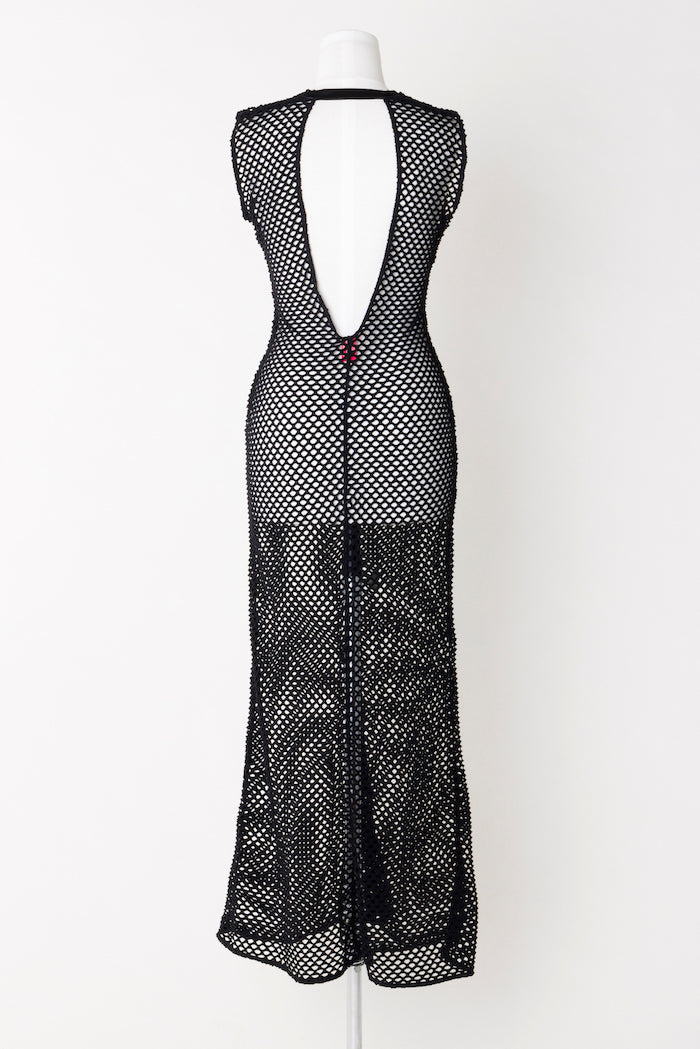 MESH JACQUARD DRESS