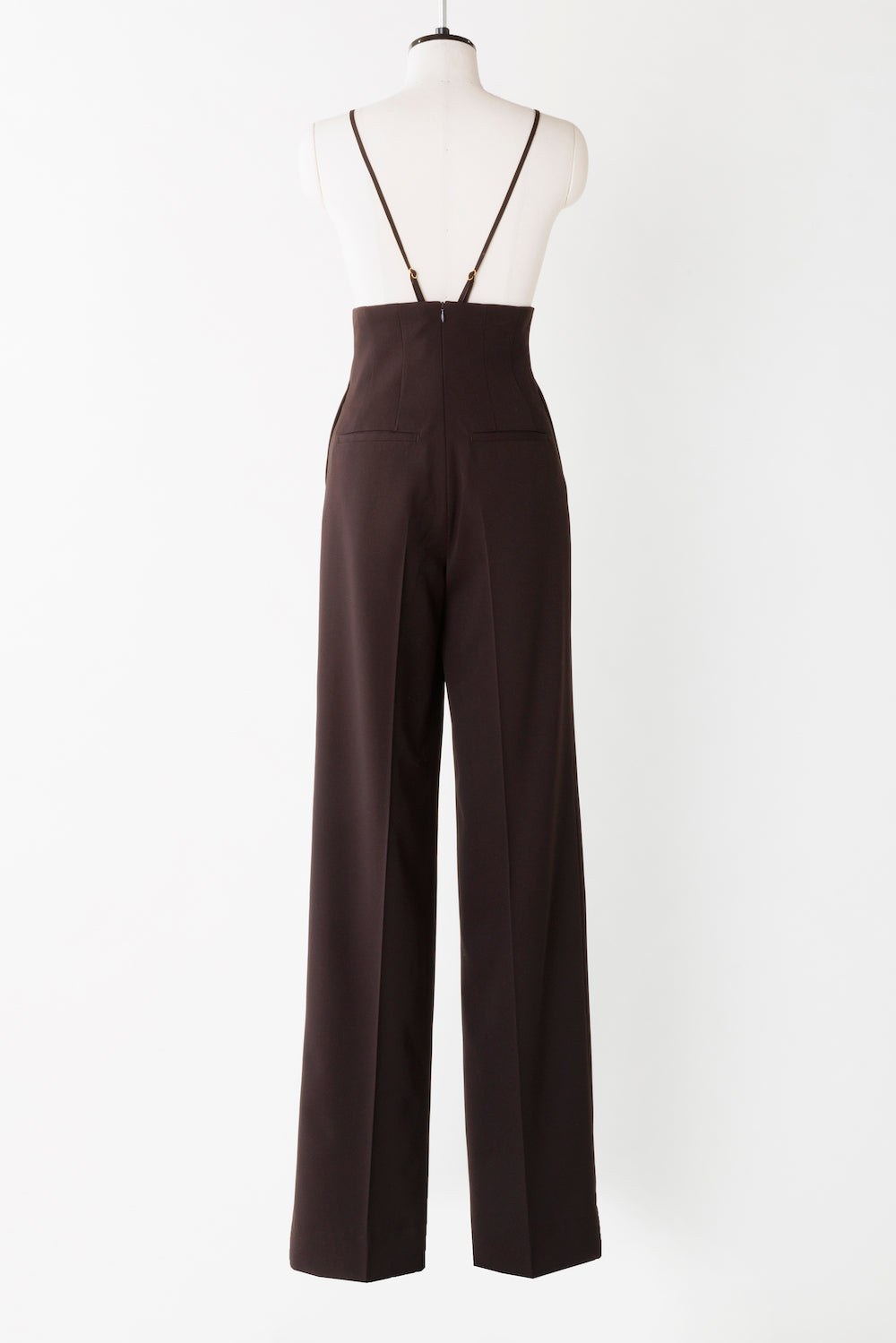 WOOL GABARDINE 2WAY BRA JUMPSUIT – FETICO Official Online Shop